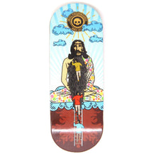 Load image into Gallery viewer, Hippie Jesus Wooden Fingerboard Graphic Deck
