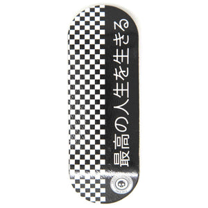 Japan Black Edition Wooden Fingerboard Graphic Deck