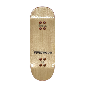 VividWood Jaws Sizzle Fingerboard Deck