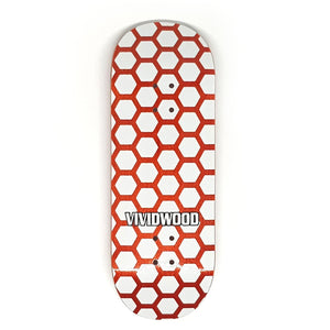 VividWood Honeycomb Sizzle Fingerboard Deck