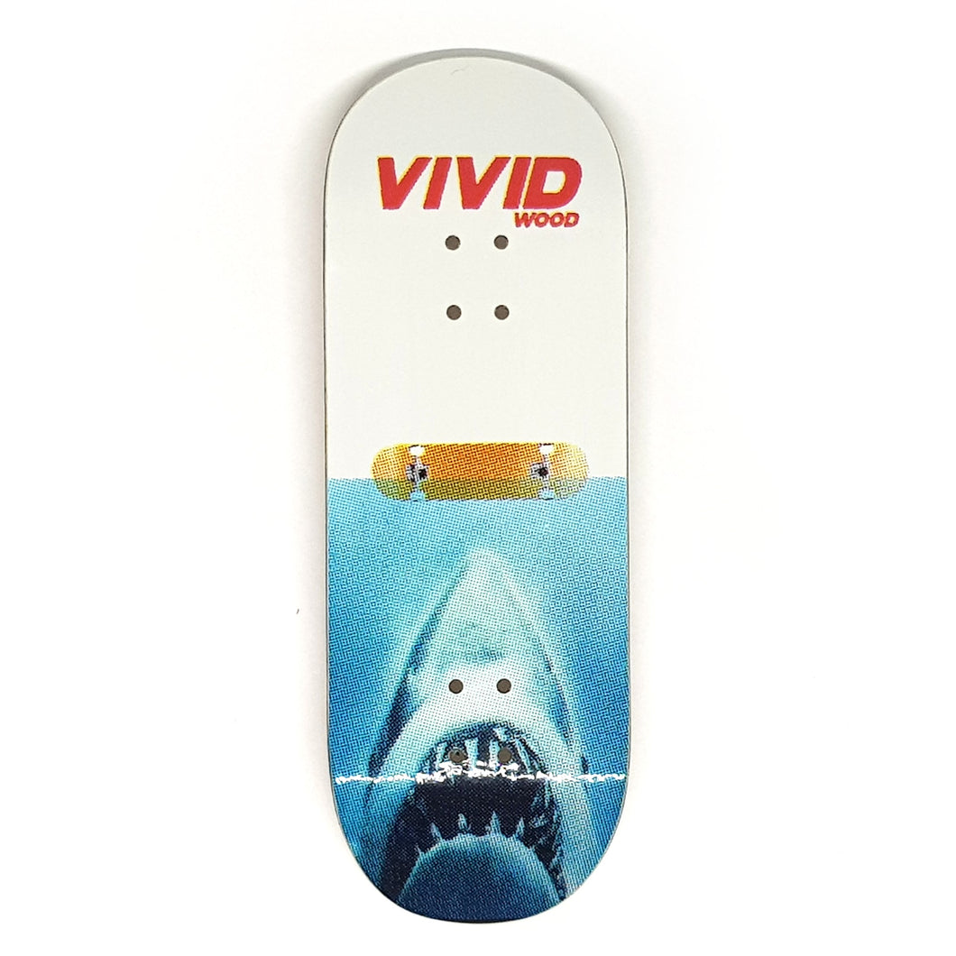 VividWood Jaws Sizzle Fingerboard Deck