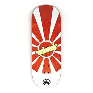 VividWood Sunrise Sizzle Fingerboard Deck